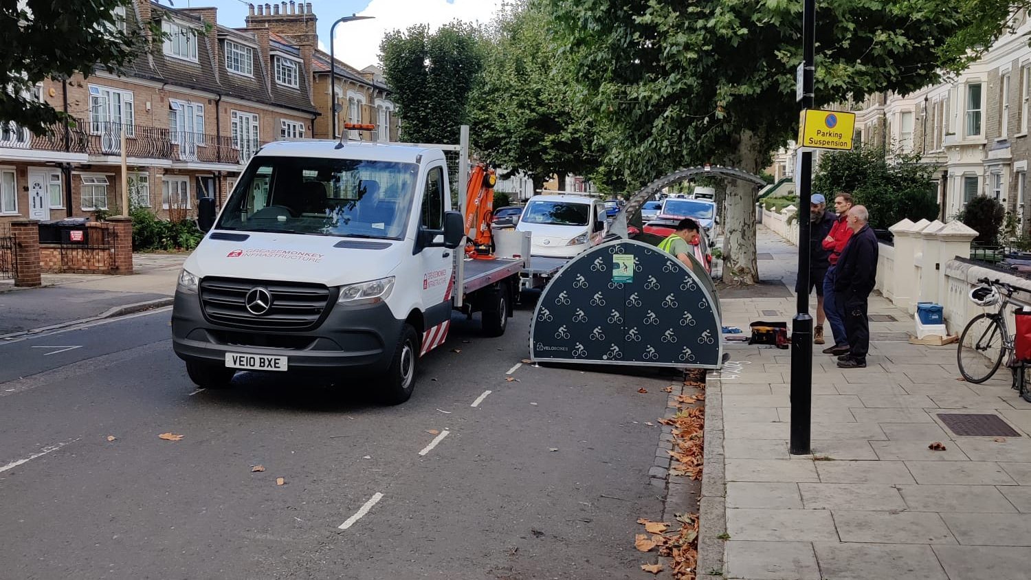 VeloBox delivery London Borough of Hackney