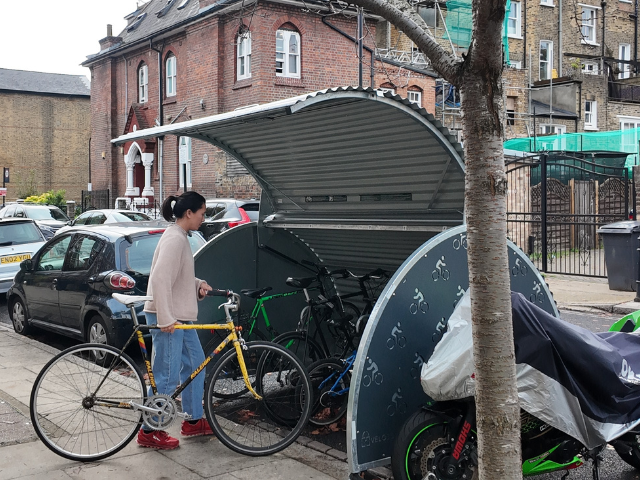 Helping Hackney become the top borough in London for cycle hangar availability