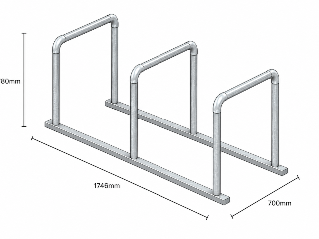 VeloSheffield | 3 Hoop | Powder Coated
