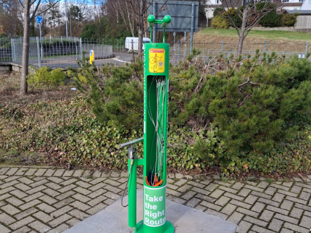 Helping cyclists in Falkirk keep moving